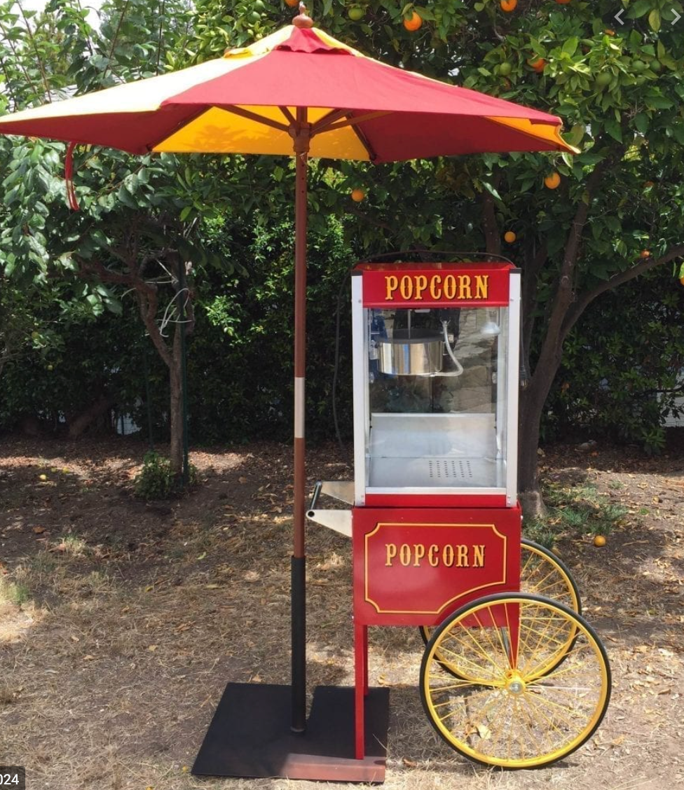 Vintage Popcorn Cart